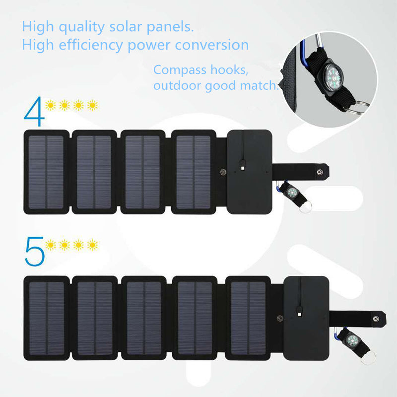 HikeCharge foldable Solar Power Bank