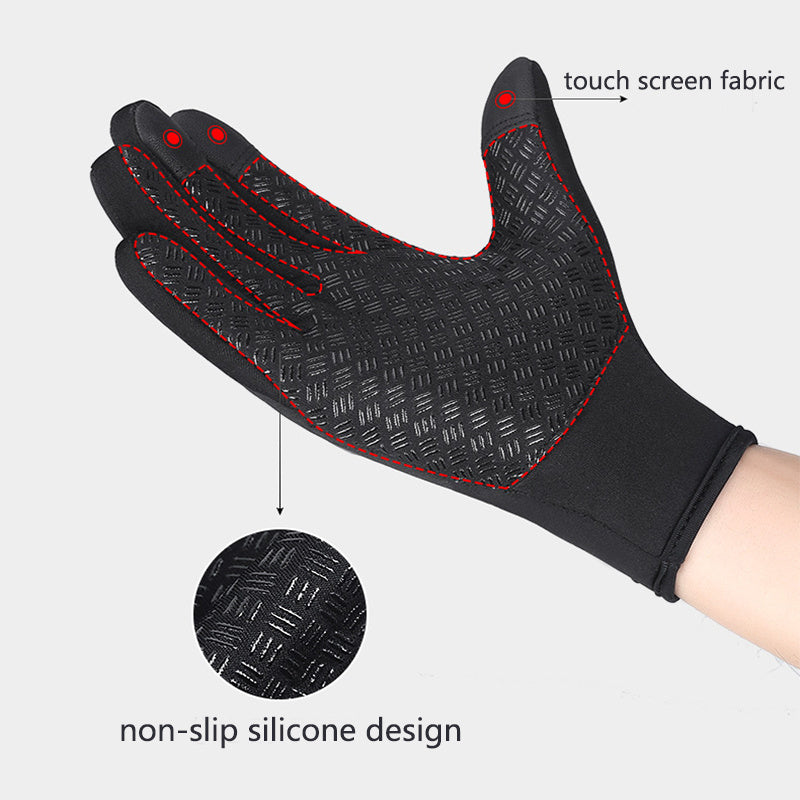 Waterproof Touchscreen Winter Gloves for Motorcycle Riders