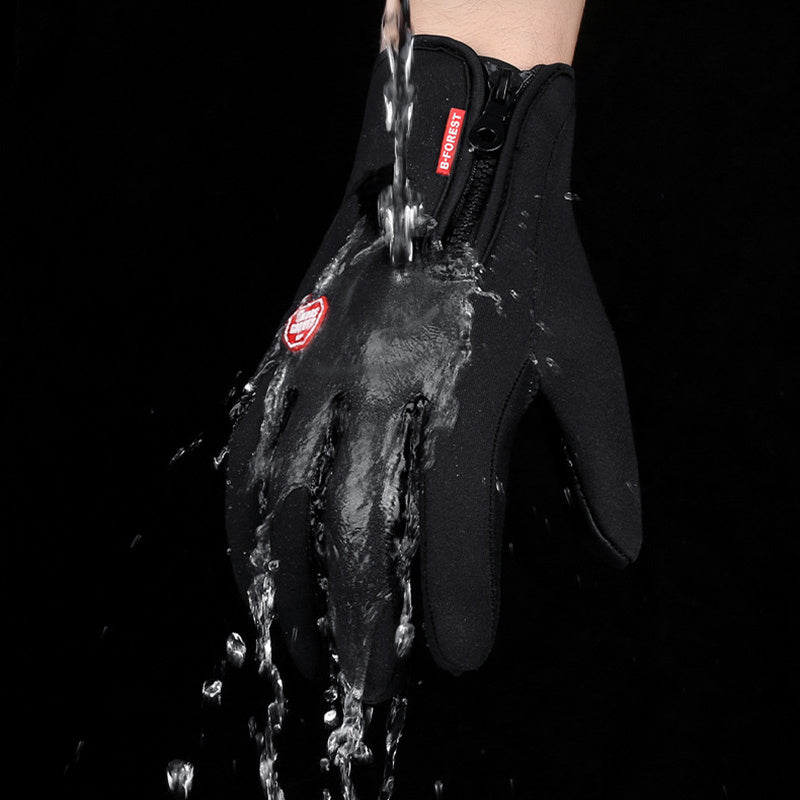 Waterproof Touchscreen Winter Gloves for Motorcycle Riders