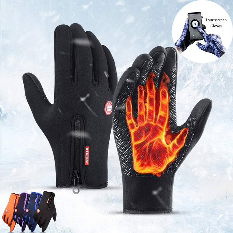 Waterproof Touchscreen Winter Gloves for Motorcycle Riders