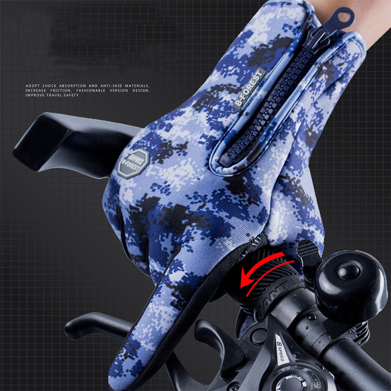 Waterproof Touchscreen Winter Gloves for Motorcycle Riders