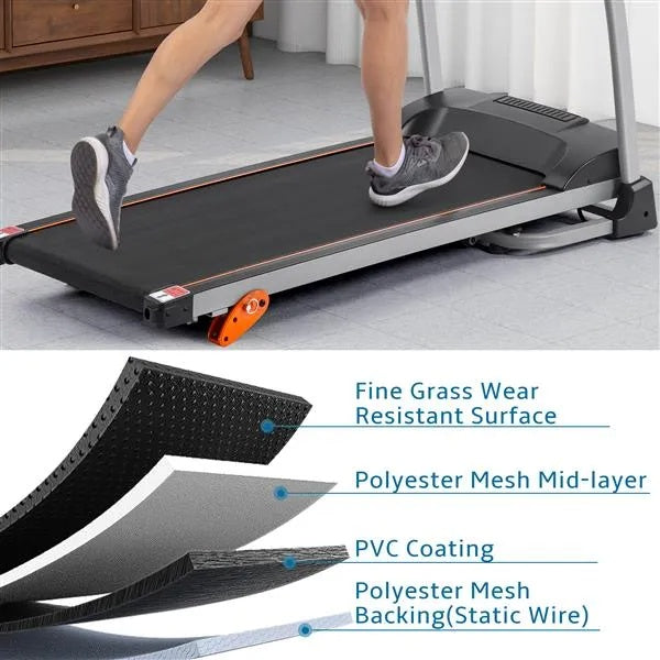 Stay Fit at Home with Easy Folding Electric Treadmill
