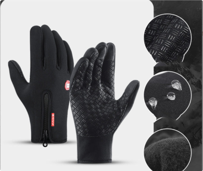Waterproof Touchscreen Winter Gloves for Motorcycle Riders